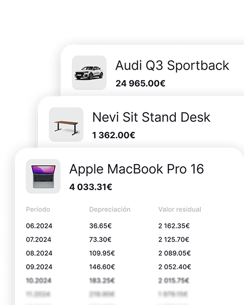 Pamatlīdzekļu uzskaites ilustrācija