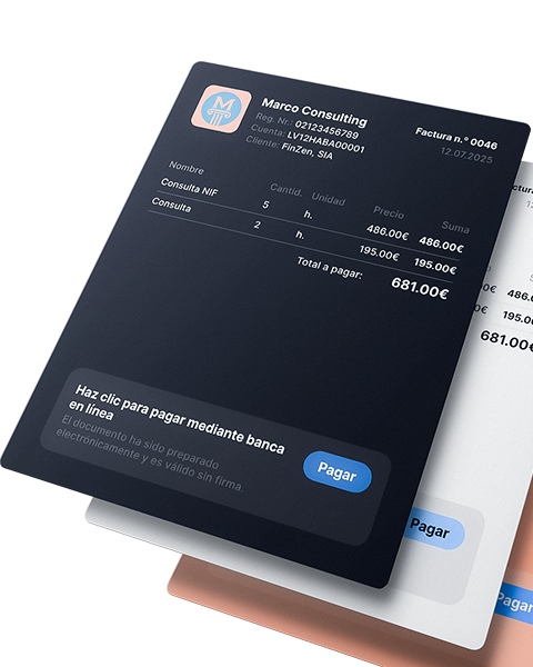 Rēķinu izrakstīšanas ilustrācija