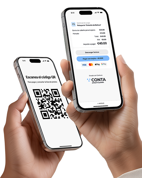 QR maksājuma ilustrācija